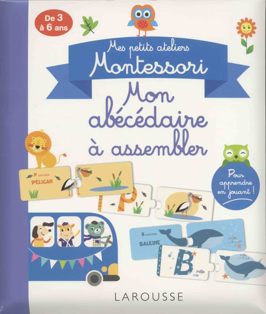 Mes petits ateliers Montessori - Mon abécédaire à assembler