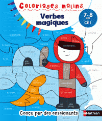 Coloriages Malins - Verbes magiques 7-8 ans