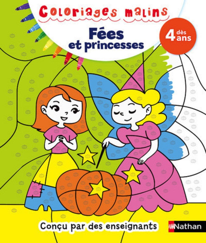 Coloriages malins - Fées et princesses