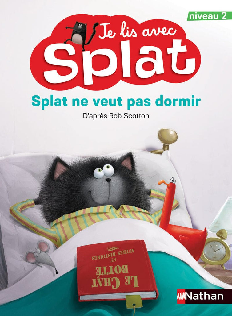 Je lis avec Splat - niveau 2 - Splat ne veut pas dormir