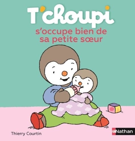 T'choupi s'occupe bien de sa petite sœur