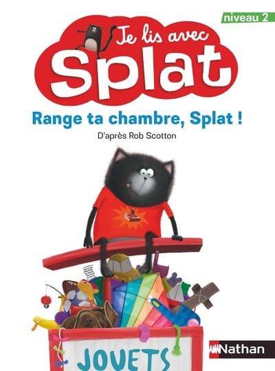 Je lis avec Splat - niveau 2 - Range ta chambre, Splat!