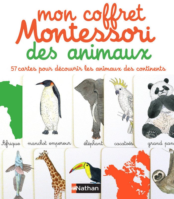 Mon coffret Montessori: des animaux
