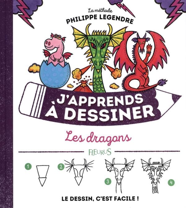 J'apprends à dessiner - Les dragons