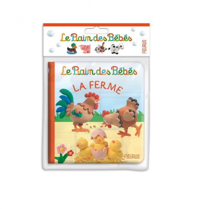 Livre de bébé bain - La ferme