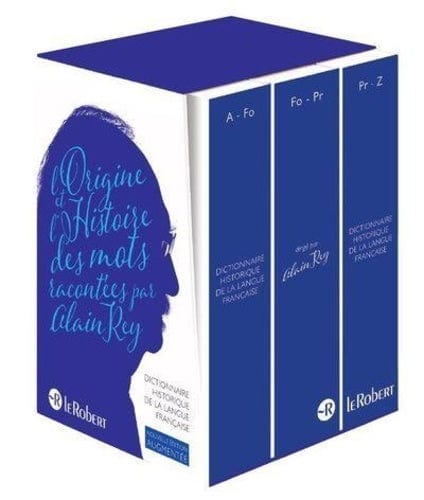 Dictionnaire historique de la langue française - Coffret 3 volumes
