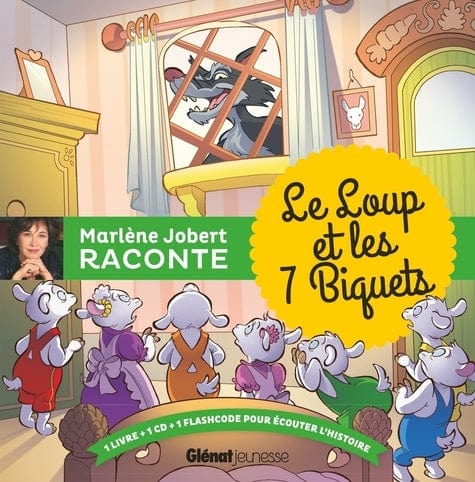 Marlène Jobert raconte Le loup et les sept biquets + CD