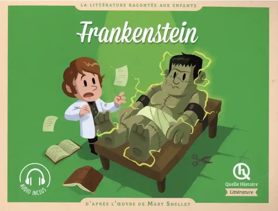 La littérature racontée aux enfants - Frankenstein