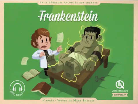 La littérature racontée aux enfants - Frankenstein