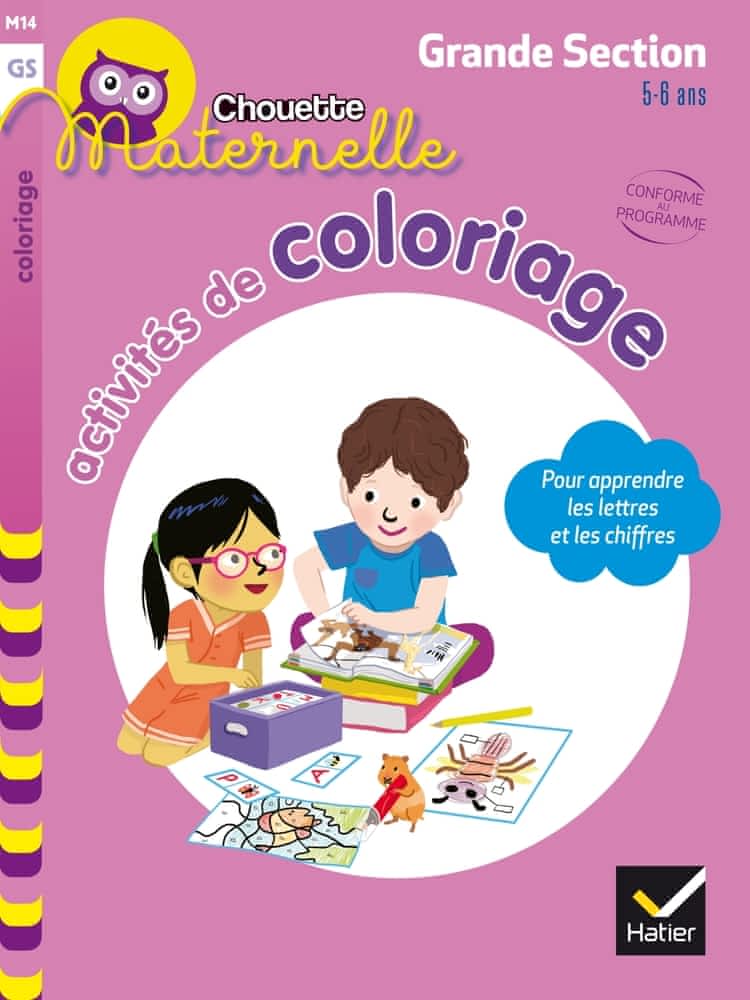 Chouette Maternelle - Activité de coloriage - Grande Section - 5/6ans