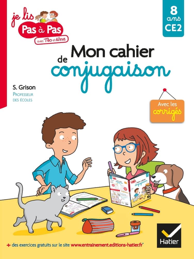 Pas à pas - Mon cahier de conjugaison
