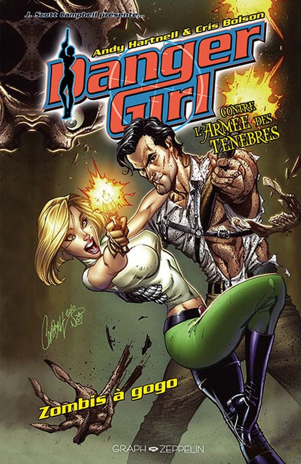 Danger girl face à l'armée des ténèbres - Zombie à gogo