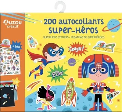 200 autocollants - Super-héros