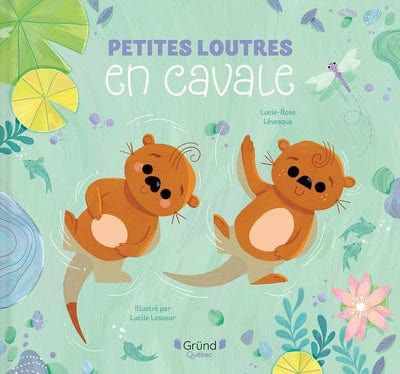 Petites loutres en cavales