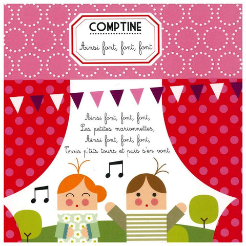 Carte de souhait - Comptine - Correspondances BH60
