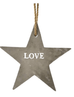 Étoile en ciment bilingue - Amour