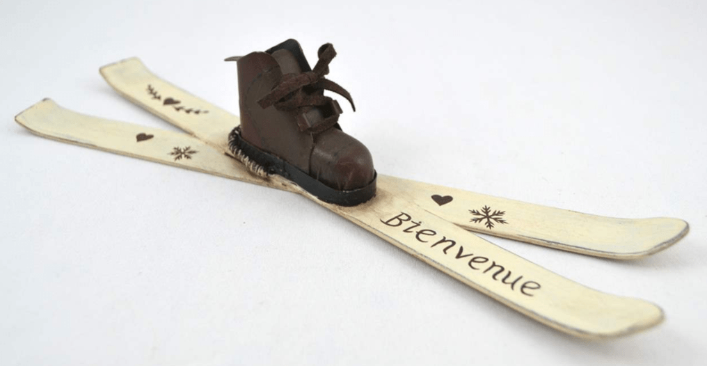 Skis blancs - Bienvenue