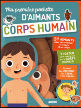 Ma première pochette d'aimants corps humain