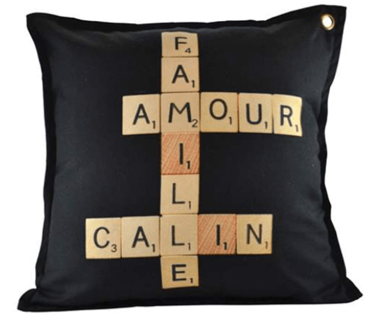 Coussin - Amour  (bilingue)