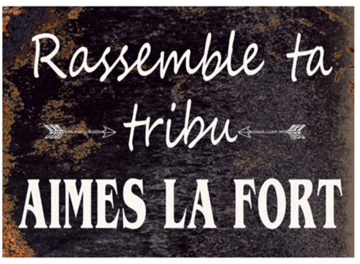 Affiche réversible bilingue - Rassemble ta tribu