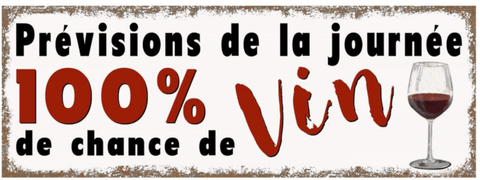 Affiche bilingue - Prévision de la journée ...