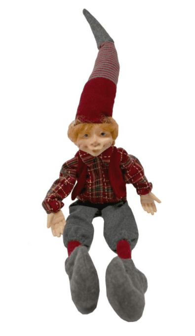 Elfe souriant et son sac