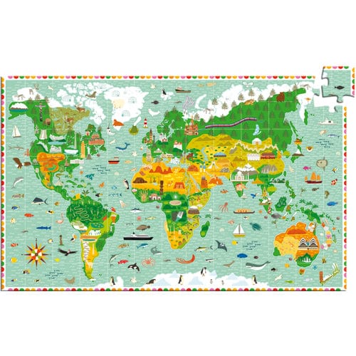 Puzzle observation - Autour du monde - 200 pièces