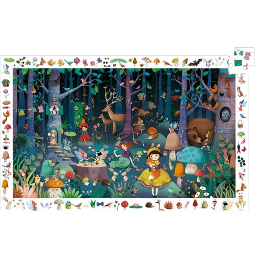 Puzzle observation - La forêt enchantée - 100 pièces