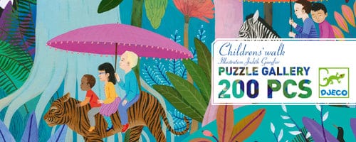 Puzzle - La marche des enfants - 200 pièces – Il était une fois