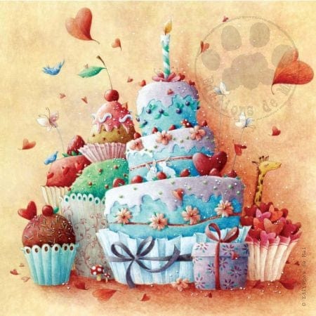 Carte postale - Anniversaire - EC07