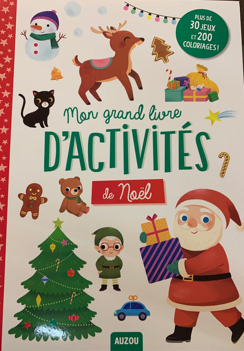 Mon grand livre d'activités de Noël