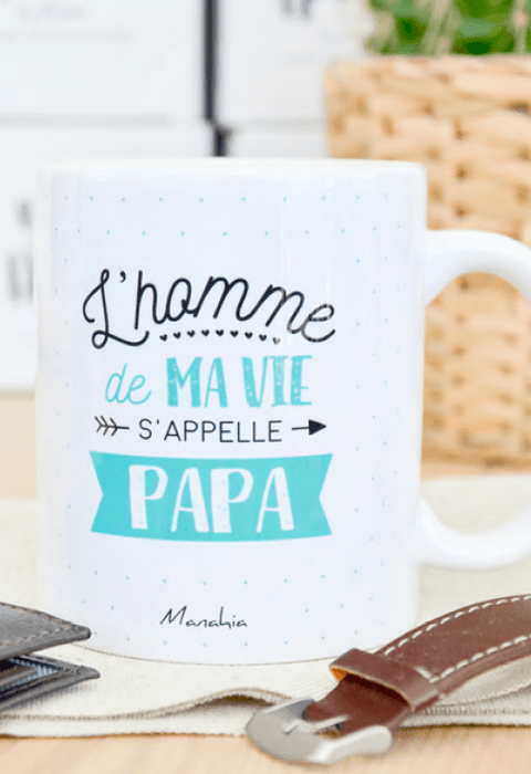 Tasse - L'homme de ma vie s'appelle papa...