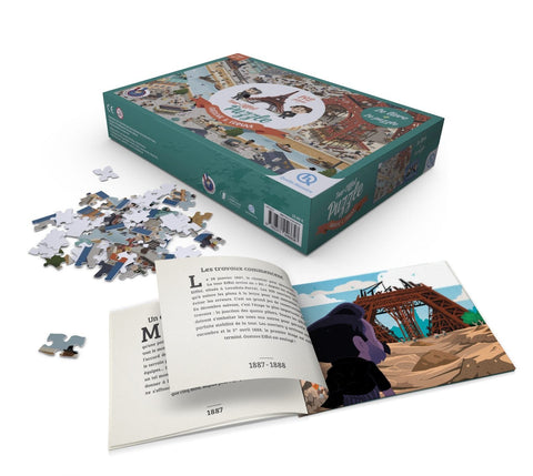 Coffret Puzzle + Livre La Tour Eiffel