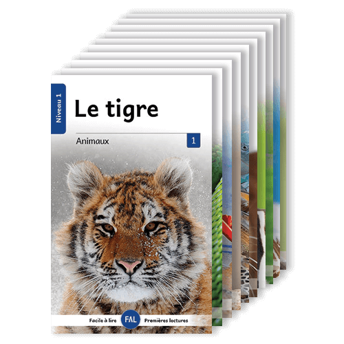 Ensemble Facile à lire - Les animaux 1 - Niveau 1 (édition laminée)
