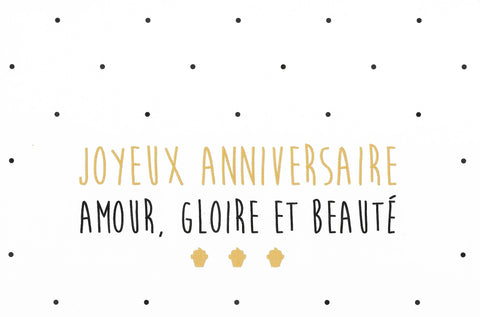 Carte postale - Anniversaire - HN17