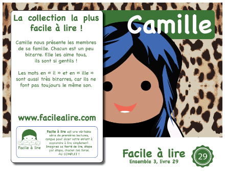 Facile à lire - Ensemble 3 - Livre 29 - Camille