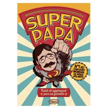 Carte de souhait - Papa - Super Papa