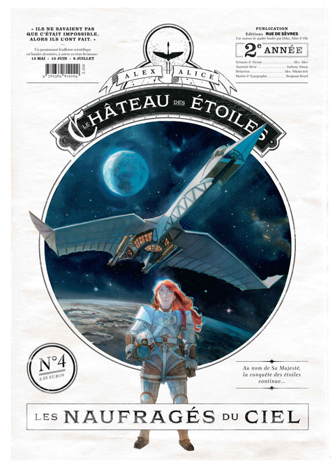 Journal Le Château des étoiles T04 - Les naufragés du ciel