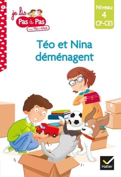 Je lis pas à pas - Téo et Nina déménagent