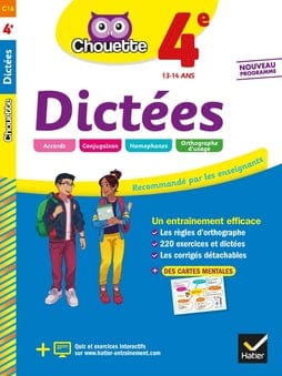 Chouette - Dictées 4e ( 8e année )