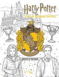 Livre de coloriage Harry Potter officiel - Poufsouffle