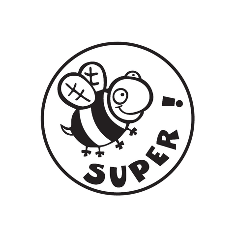 Estampe en bois - Super!