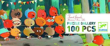 Puzzle gallery - Forest friends - 100 pièces