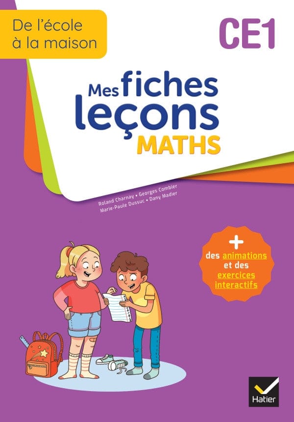 Maths CE1 - Mes fiches Leçons de Maths + Exercices numériques