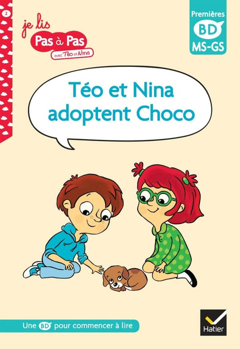 Je lis pas à pas - Téo et Nina adoptent Choco (BD)