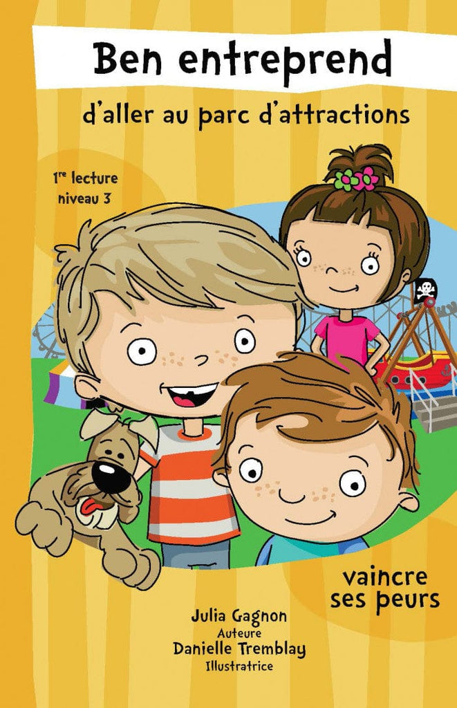 Ben entreprend - d'aller au parc d'attractions