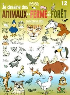 Je dessine T12 - des animaux de la ferme et de la forêt