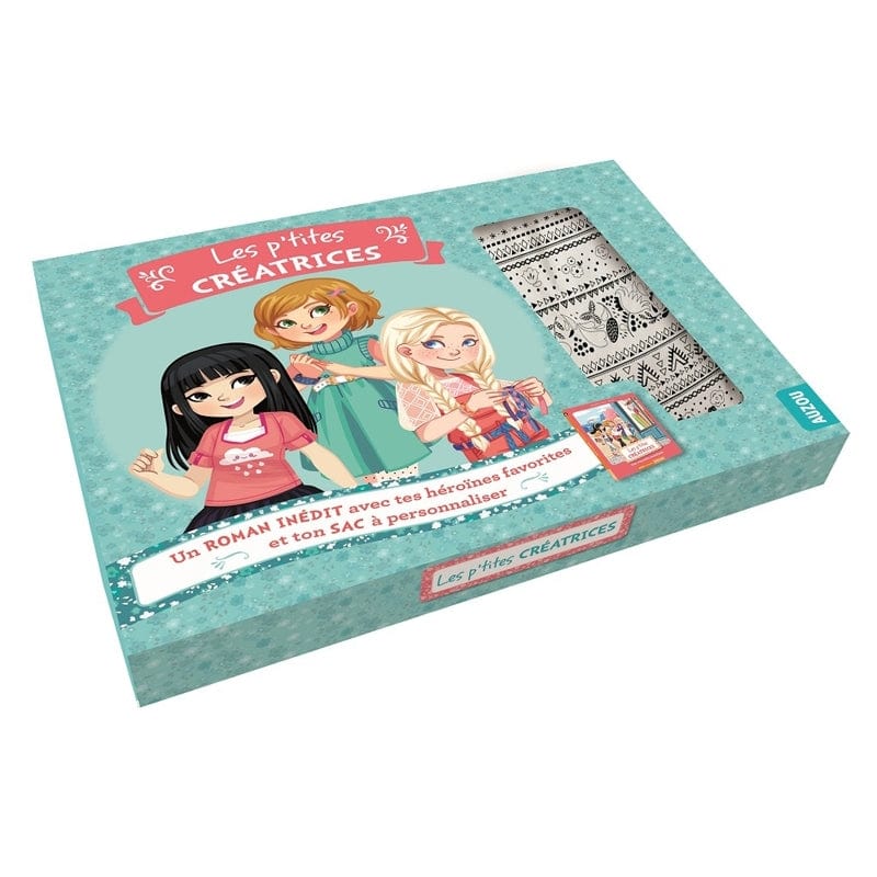 Les p'tites créatrices - coffret avec sac à personnaliser