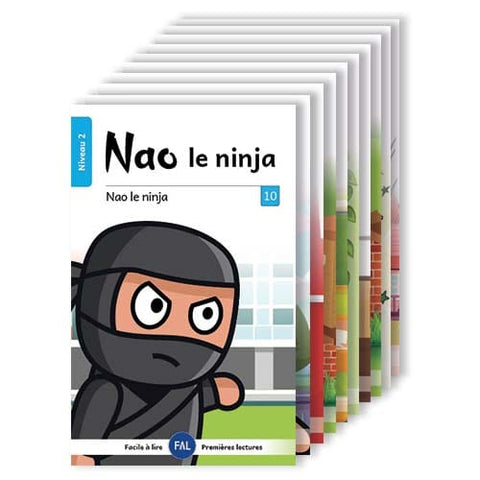 Ensemble Facile à lire - Nao le ninja - Niveau 2 (Nouvelle édition)
