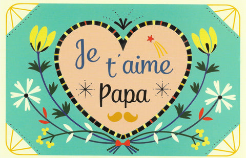 Carte postale - Fête des pères - SF09